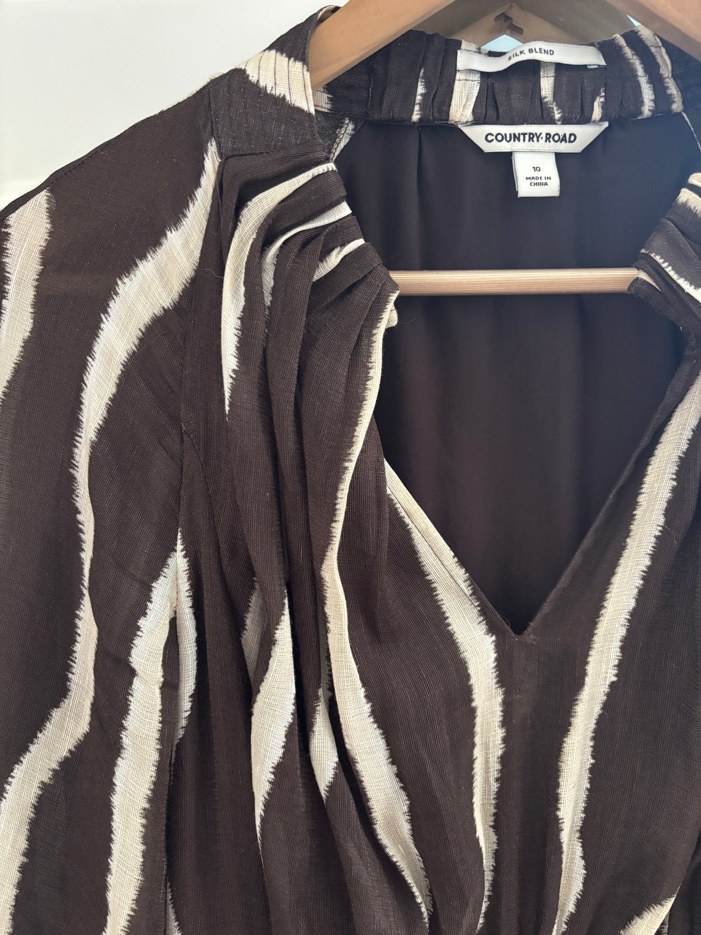 COUNTRY ROAD Silk Blend Dress