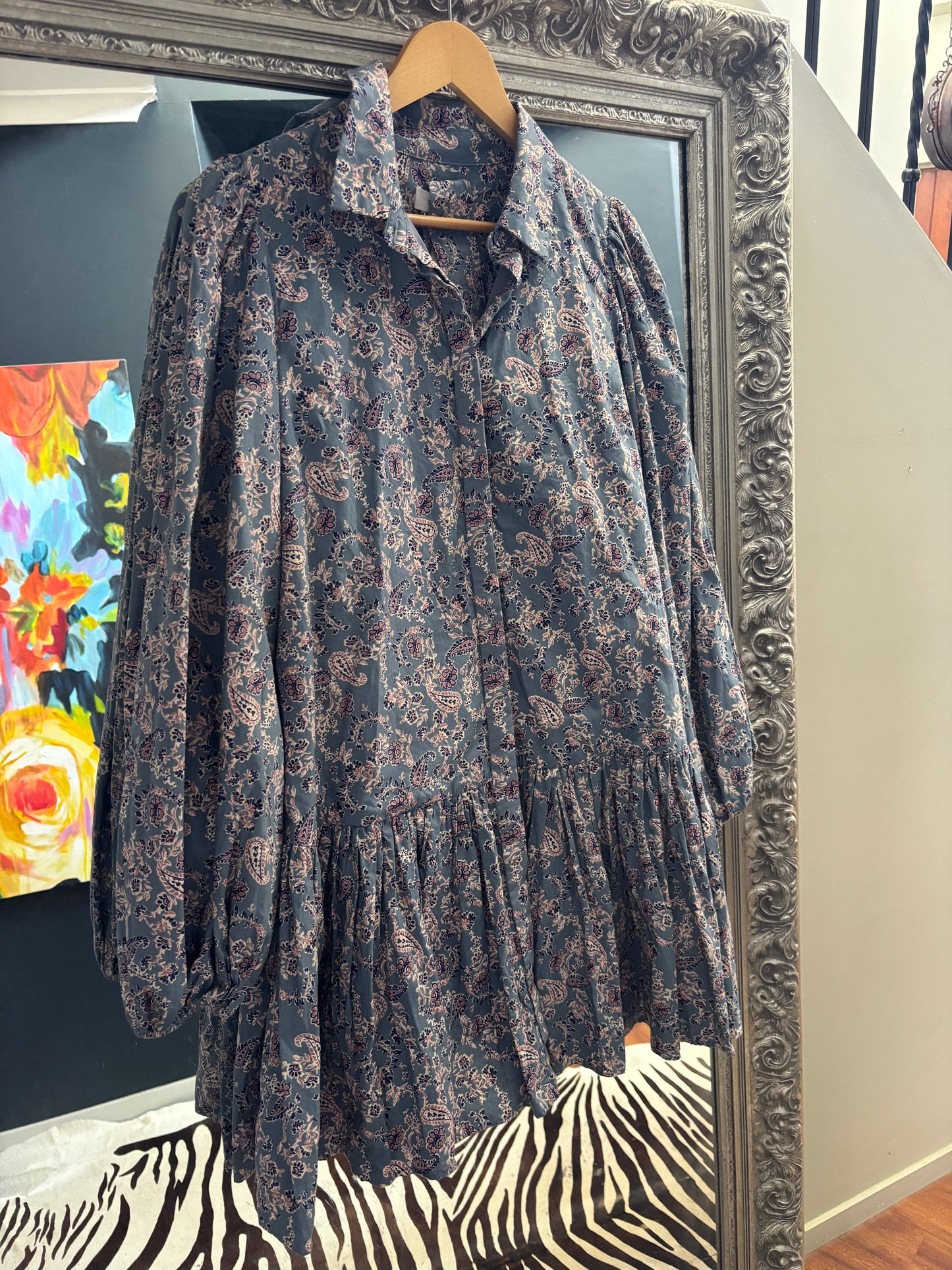 SUPERETTE Balloon Sleeve Dress RRP $269